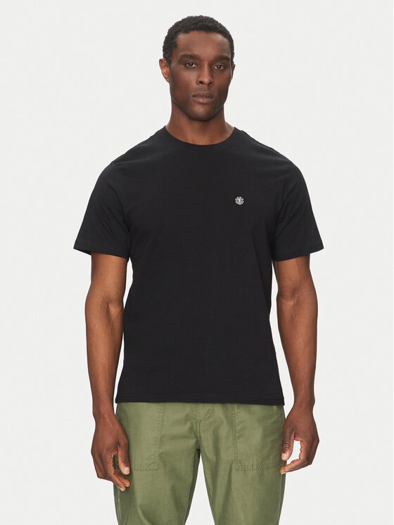 Element Element T-Shirt ELYKT00168 Czarny Regular Fit