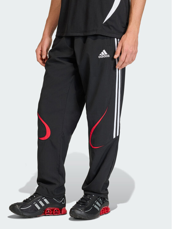 adidas adidas Spodnie materiałowe 152583 Czarny Loose Fit