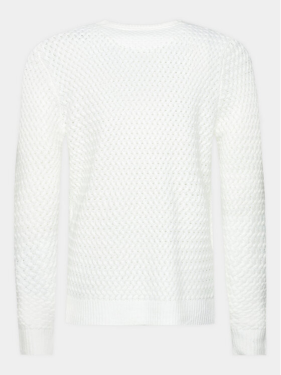 Brave Soul Brave Soul Džemper MK-273BRIGHAMB Écru Regular Fit