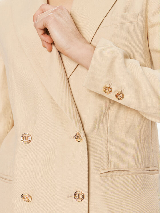 TWINSET TWINSET Sakko 241TP2560 Beige Regular Fit