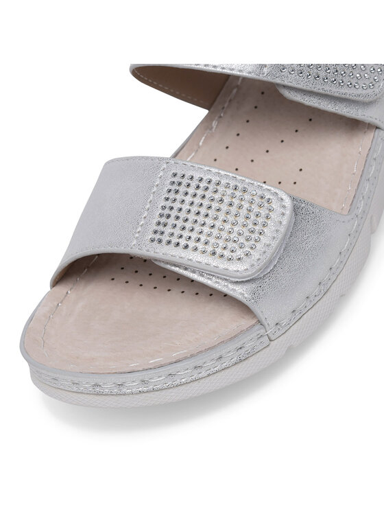 Clara Barson Clara Barson Σανδάλια WS040801-01 Ασημί
