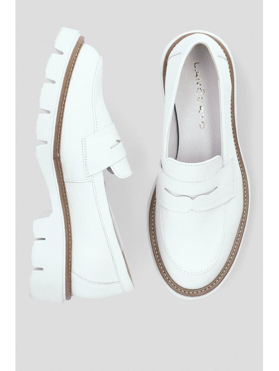 Lancerto Lancerto Loafersy Gilda BT106125000001 Biały
