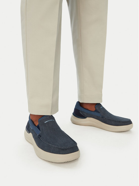 Skechers Skechers Туфлі Relaxed Fit: Hasting - Fielden 205066/NVY Cиній