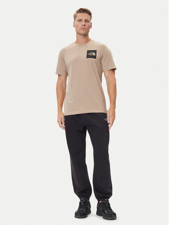 The North Face The North Face T-Shirt Fine NF0A8A6M Beige Regular Fit