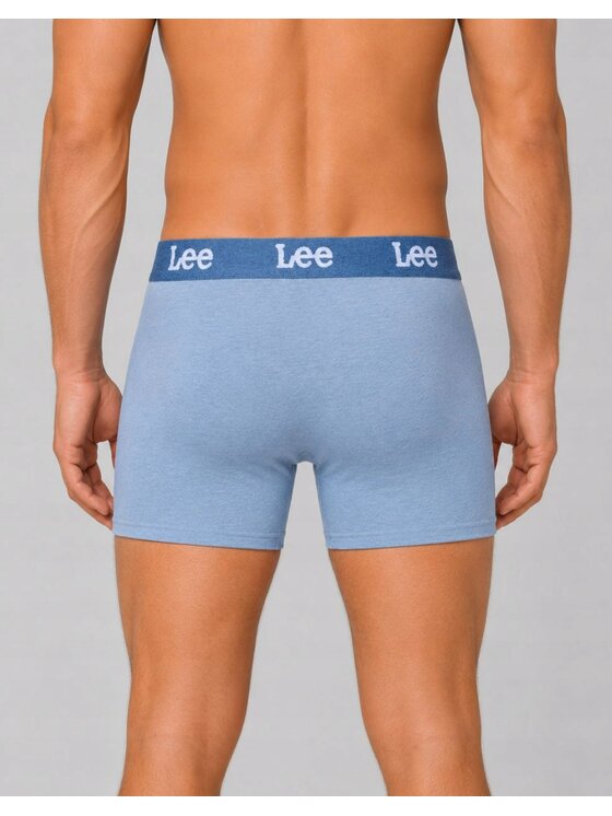 Lee Lee Bokserki Bonner 3 Pack Cotton Rich Button Fly Trunks Kolorowy