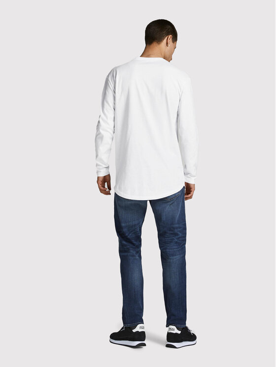 Jack&Jones Jack&Jones Marškinėliai ilgomis rankovėmis Noa 12190128 Balta Loose Leg