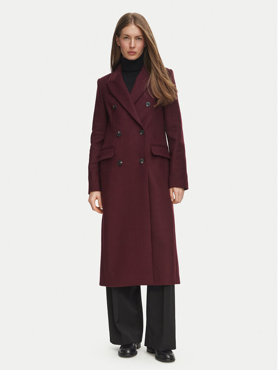 Tommy Hilfiger Tommy Hilfiger Vilnonis paltas Classic WW0WW51525 Vyšninė Regular Fit