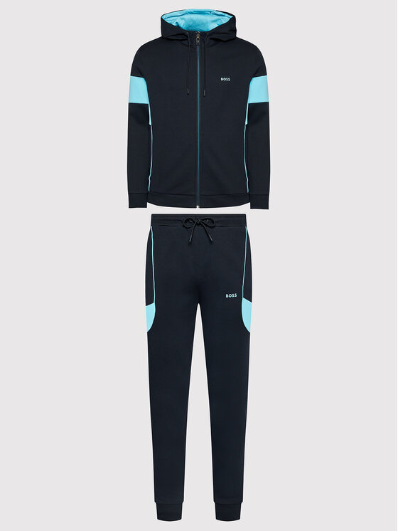 BOSS Boss Trenirka 50469517 Mornarsko modra Regular Fit