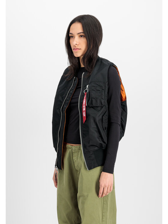 Alpha Industries Alpha Industries Kamizelka MA-1 Vintage Vest Czarny Core Fit