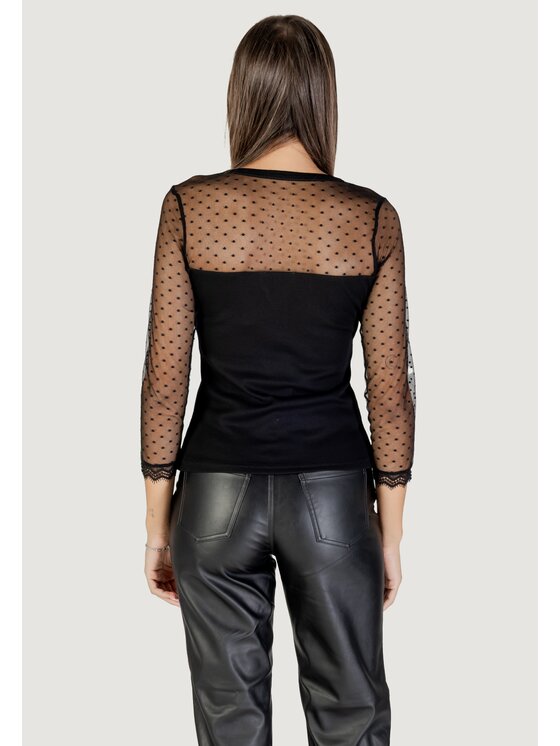 Morgan De Toi Morgan De Toi T-shirt 252-THAISA Nero Egg Fit