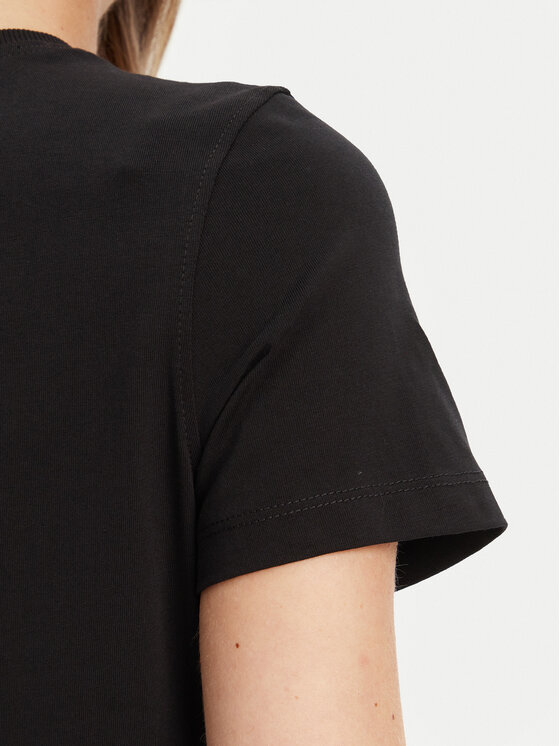 Guess Guess Tričko W5YI40 I3Z14 Čierna Regular Fit