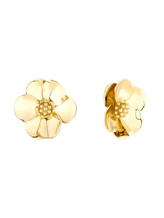 Alicja&Maria Jewellery Alicja&Maria Jewellery Kolczyki Peonies Żółte złoto