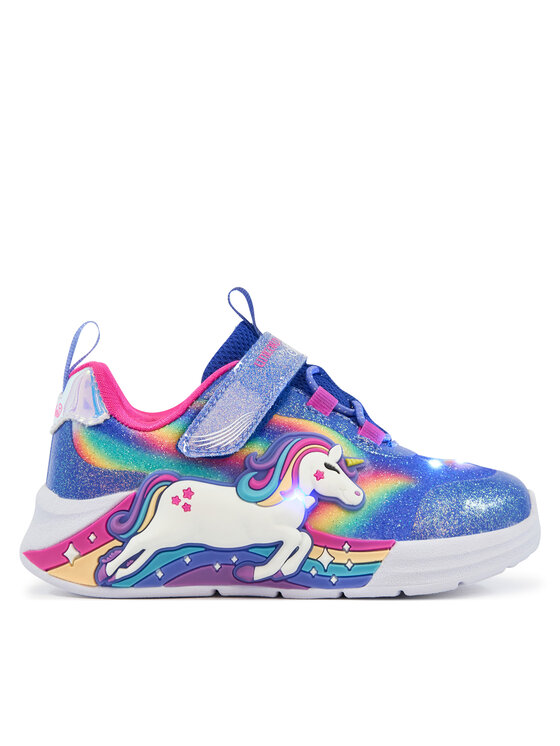 Skechers Skechers Sportcipők S-Lights: Unicorn Chaser 302298N/BLMT Kék