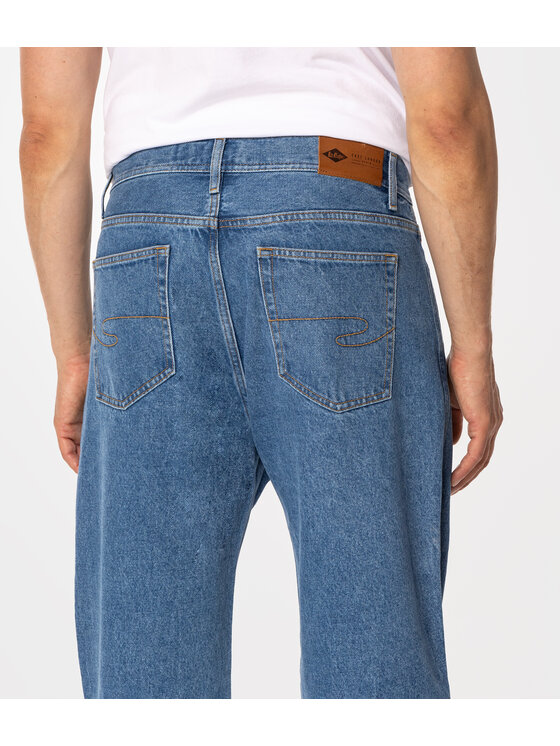 Lee Cooper Lee Cooper Jeansy BENITO 4187 Niebieski Baggy Fit