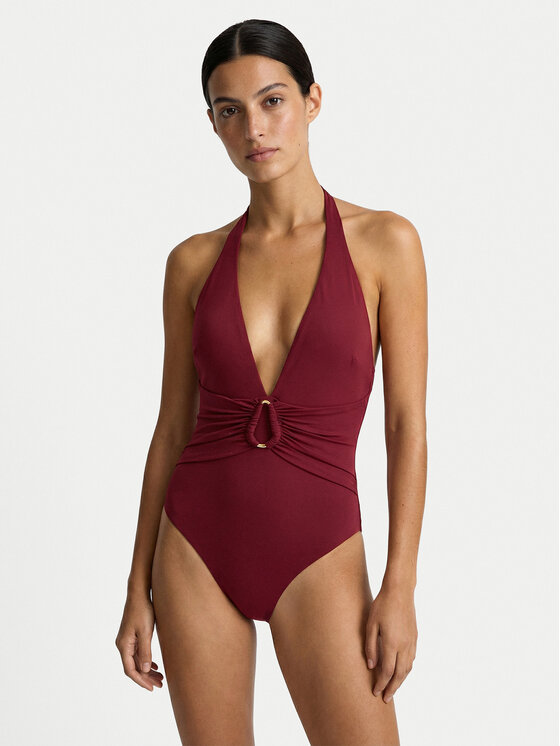 Guess Guess Peldkostīms E6GJ16 KF590 Bordo