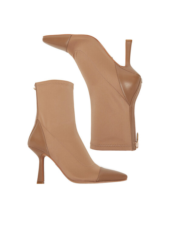 Nine West Nine West Polokozačky CEO-NOURA-01 Béžová