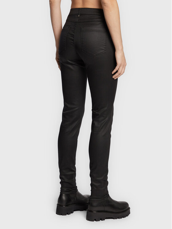 Morgan Morgan Riidest püksid 222-PAOLO Must Slim Fit