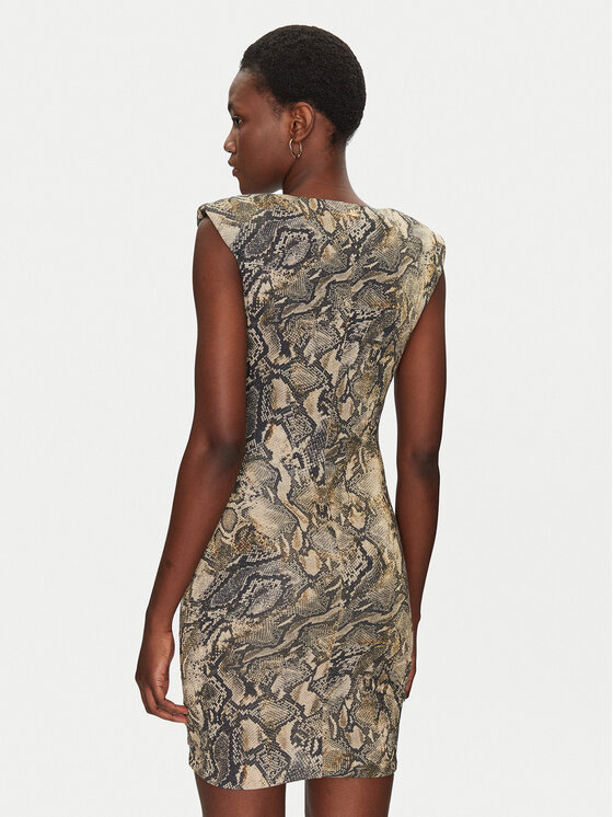 Just Cavalli Just Cavalli Coctailkleid 78PAO949 Braun Slim Fit