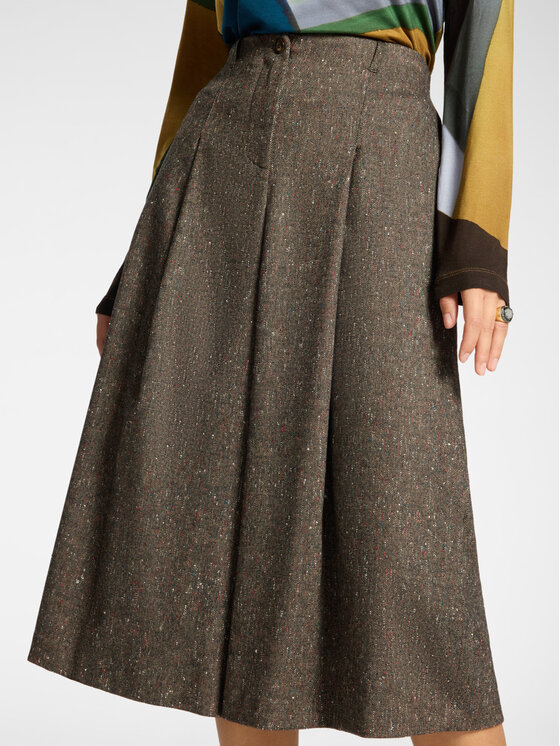 Elena Mirò Elena Mirò Pantaloni di tessuto P080P000626N001 Marrone Flared Fit