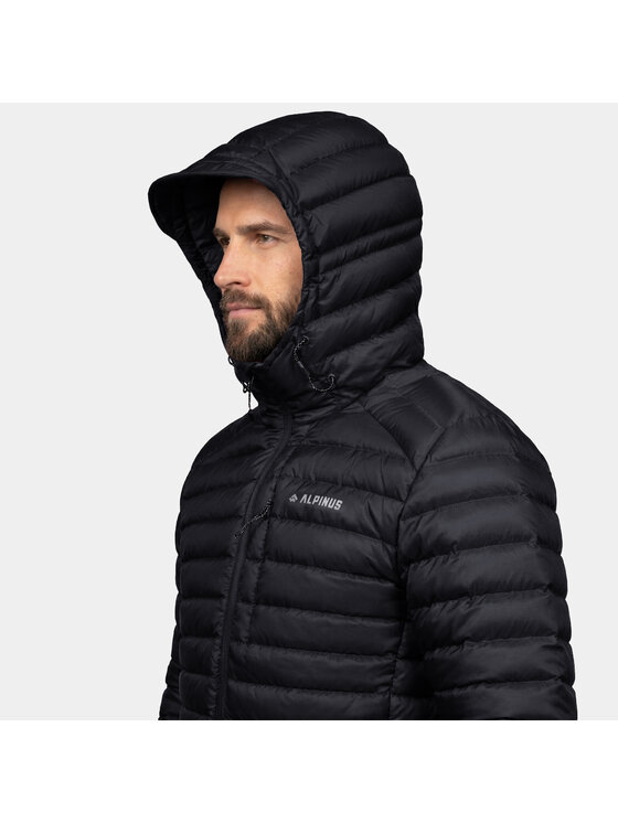 Alpinus Alpinus Kurtka puchowa Kiruna Czarny Regular Fit