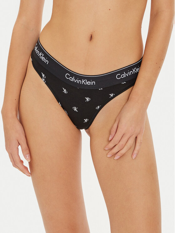 Calvin Klein Underwear Tangice 0000F3786E Črna