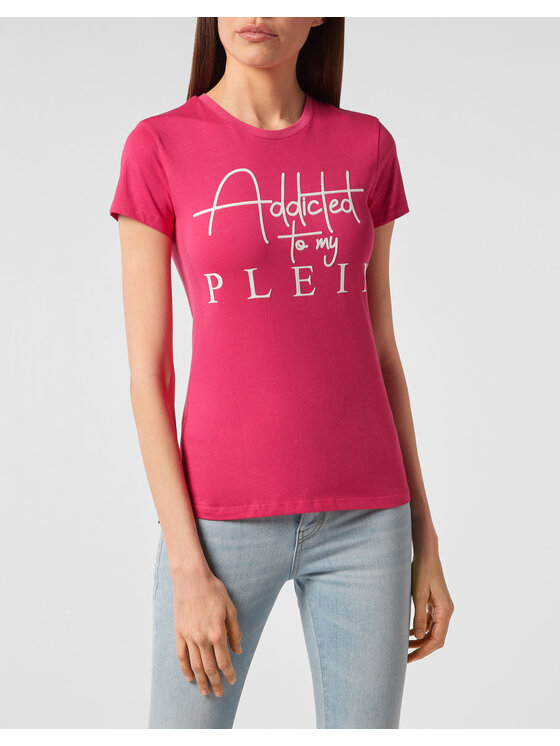 PHILIPP PLEIN PHILIPP PLEIN T-Shirt 21999 Różowy
