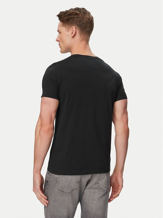 Tommy Jeans Tommy Jeans Тишърт DM0DM04410 Черен Regular Fit