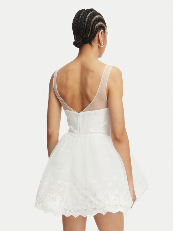 Bardot Bardot Coctailkleid Hilda Hoop 60223DB Weiß Regular Fit