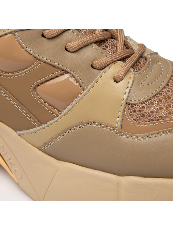 PINKO Pinko Снікерcи Rubino 4 Sneaker Al 20-21 PBKSH 1P21ZE Y6GD Коричневий