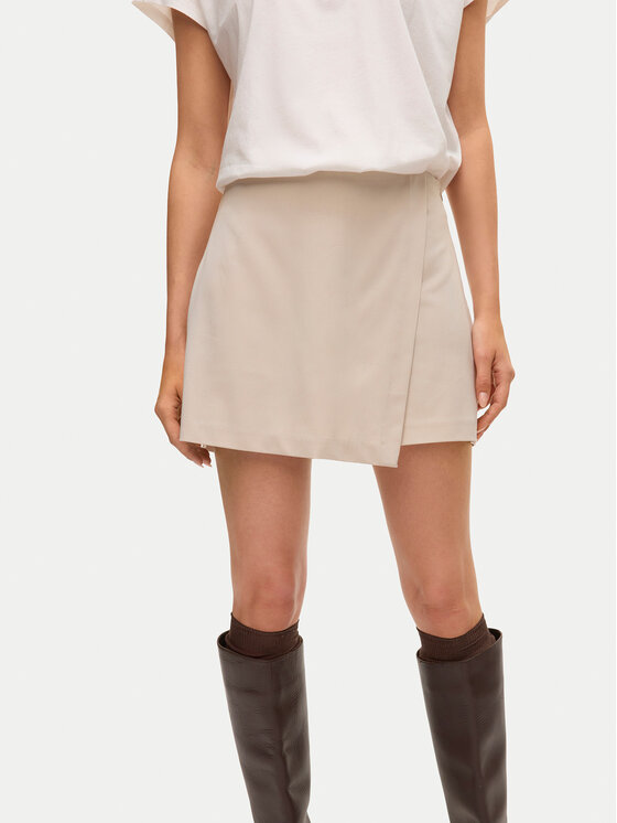 Vero Moda Vero Moda Spódnico-szorty Melina 10332054 Beżowy Loose Fit