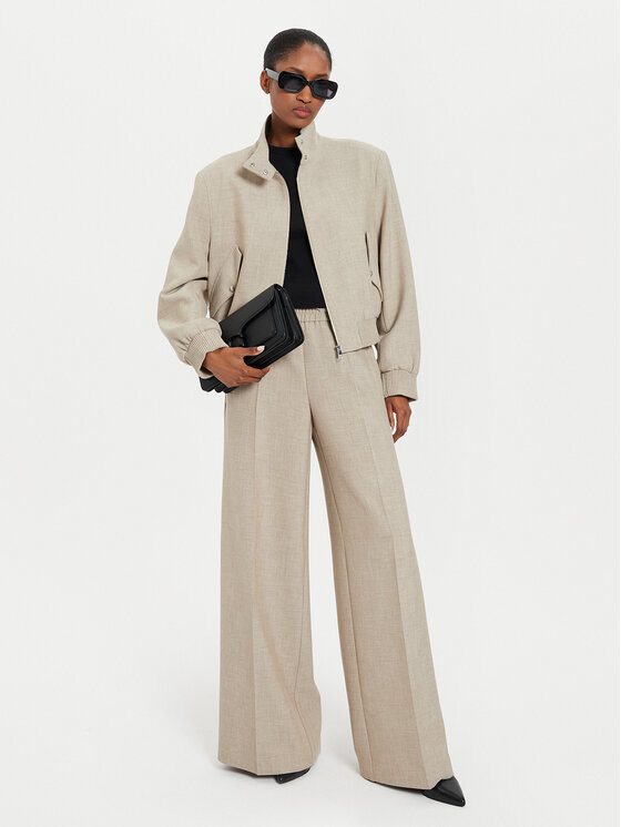 BOSS Boss Bomber jakna Jamaya 50518457 Bež Relaxed Fit