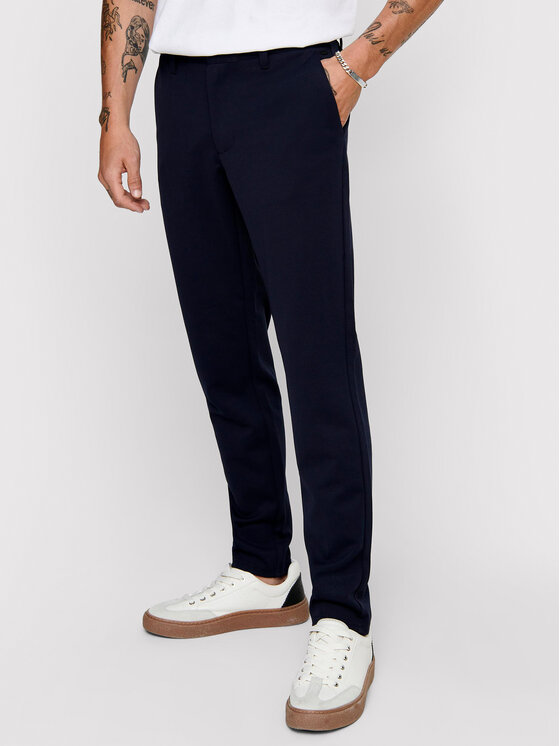 Only & Sons Chino Hlače Mark 22010209 Mornarsko Modra Slim Fit