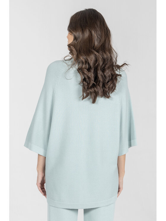 Deni Cler Milano Deni Cler Milano Bluza T-DC-W005-F2-20-43-1 Zielony Loose Fit