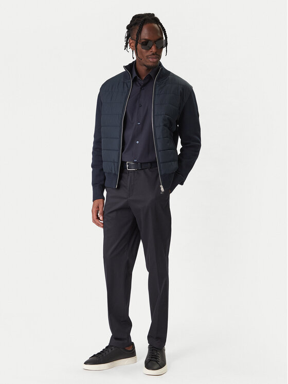 BOSS BOSS Spodnie materiałowe C-Perin 50555842 Granatowy Slim Fit