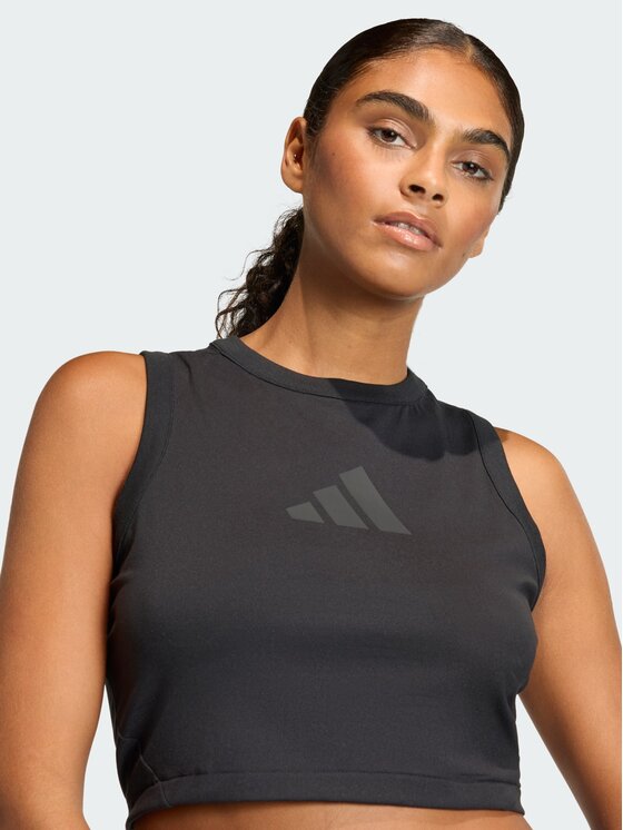 adidas adidas Top 159003 Czarny Slim Fit