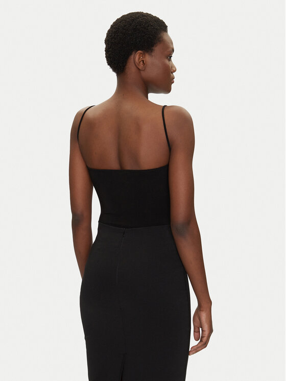 NORMA KAMALI NORMA KAMALI Bodi KK424XPLH21001 Črna Slim Fit