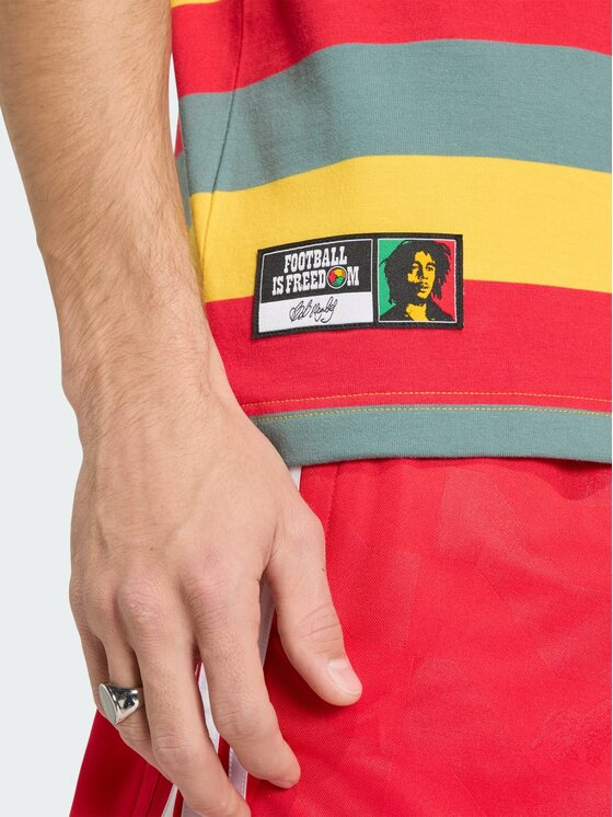 adidas adidas Koszulka techniczna Bob Marley Kolorowy Slim Fit