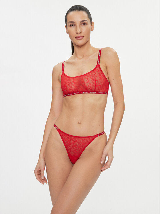 Guess Guess Бикини тип прашка O3BE18 KBXA0 Червен