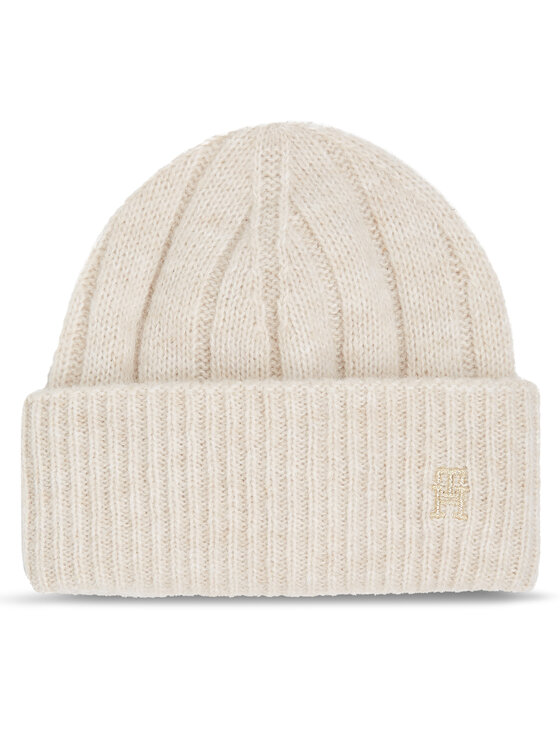 Căciulă Tommy Hilfiger Th Timeless Beanie AW0AW15307 Bej