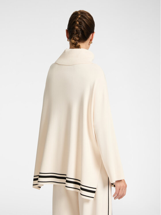 Elena Mirò Elena Mirò Maglione S735E003446N0A2 Bianco A-Line Fit