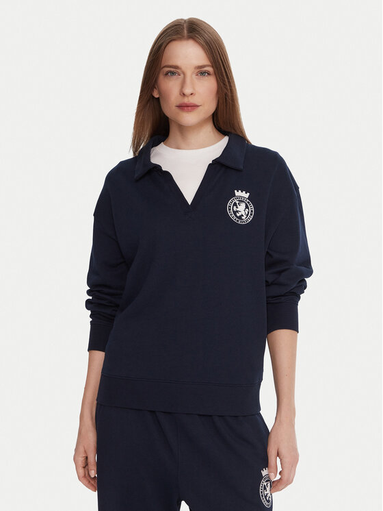 Tommy Hilfiger Tommy Hilfiger Μπλούζα UW0UW06078 Σκούρο μπλε Regular Fit