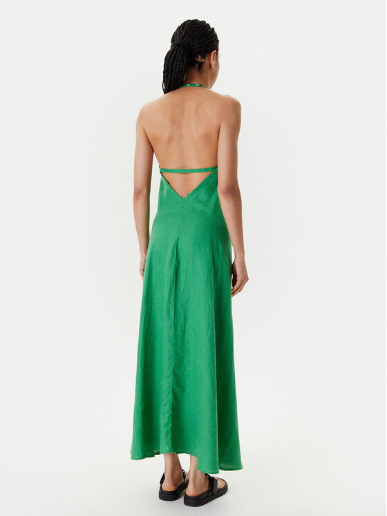 United Colors Of Benetton United Colors Of Benetton Ljetna haljina 4AGHDV0BF Zelena Regular Fit