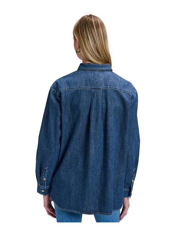 Lee Lee Koszula jeansowa 112385725 Niebieski Relaxed Fit