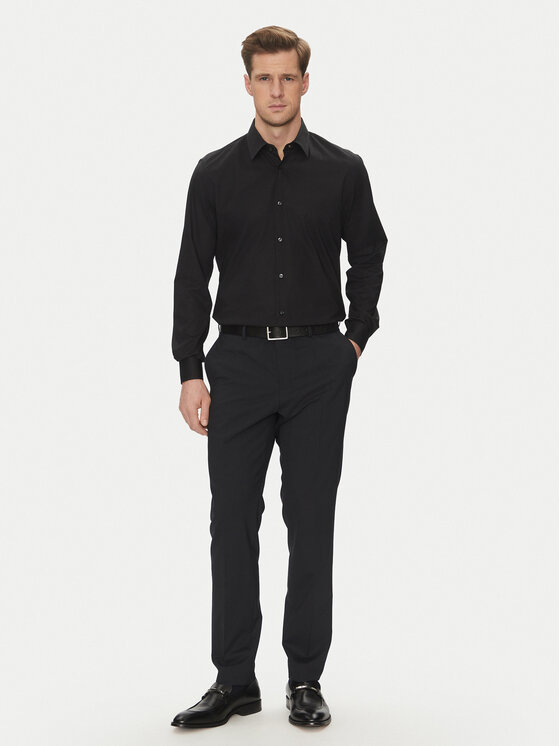 JOOP! JOOP! Cămașă 17 JSH-63Pierce 30044587 Negru Slim Fit