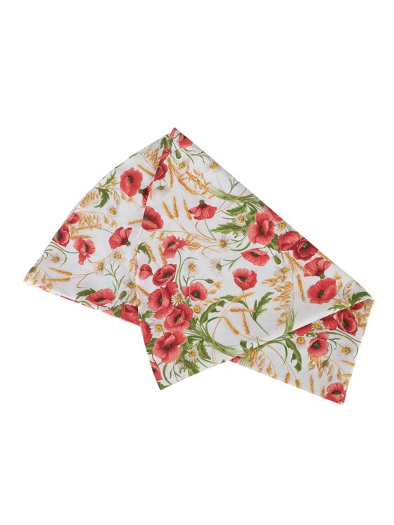 Roseberry Home Roseberry Home Obrus z motywem maków Poppy Czerwony