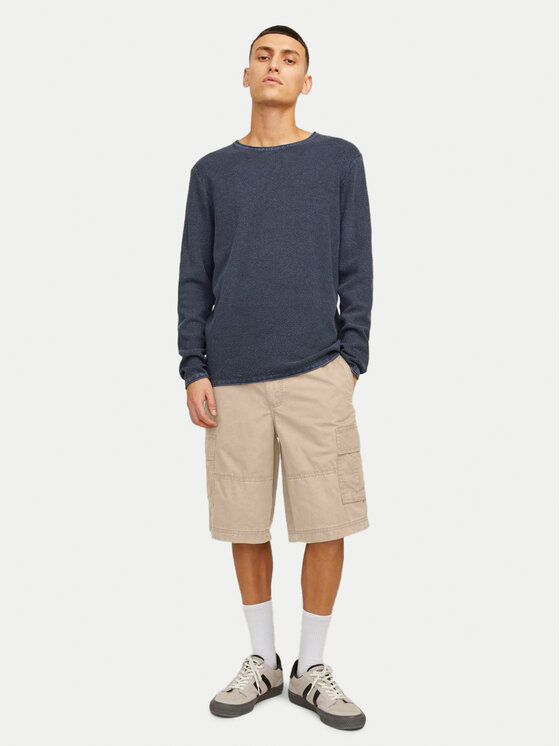 Jack&Jones Jack&Jones Σορτς υφασμάτινο Jpstcole 12253222 Μπεζ Loose Fit