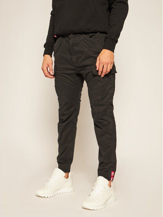 Alpha Industries Alpha Industries Jogger Airman 188201 Μαύρο Tapered Fit