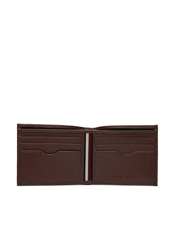 Tommy Hilfiger Tommy Hilfiger Geldbörse Th Central Mini Cc Wallet AM0AM11854 Braun