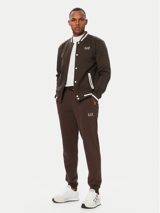 EA7 Emporio Armani EA7 Emporio Armani Mikina 7M002146 AF10377 U6027 Tmavo hnedá Regular Fit