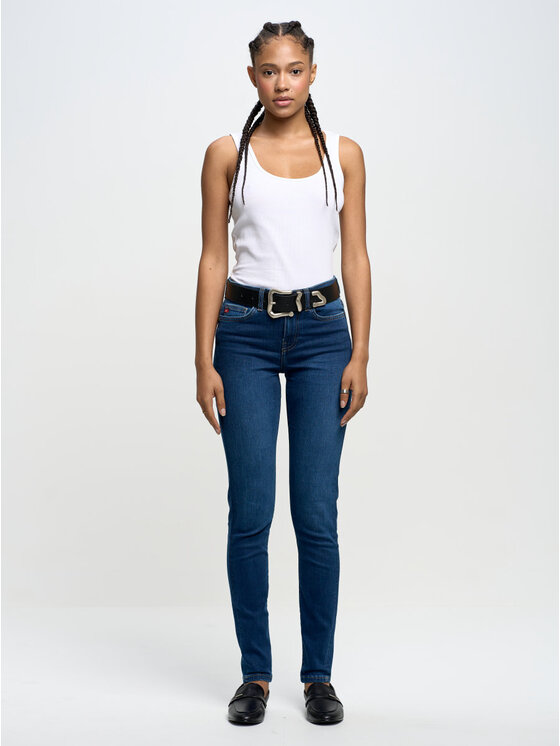 BIG STAR BIG STAR Jeansy adela_358 Niebieski Skinny Fit
